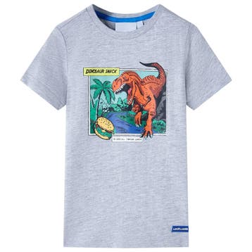 vidaXL Kindershirt 128 grijs, Verzenden, Nieuw