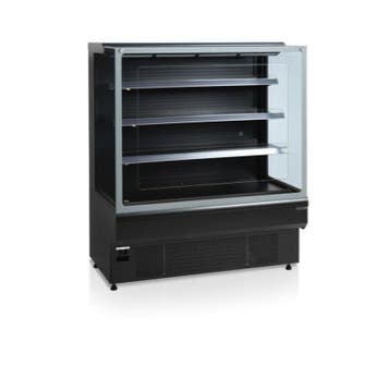 Open Front Koeler | Zwart | 0 tot 6 °C | 60 x 74 x 139,5 cm, Verzenden, Nieuw in verpakking