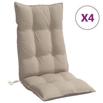 Tuinstoelkussens 120cm Taupe | Retourdeal | OP=OP, Tuin en Terras, Ophalen of Verzenden, Zo goed als nieuw