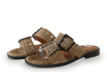 Nelson Slippers in maat 41 Beige, Slippers, Verzenden, Beige, Zo goed als nieuw