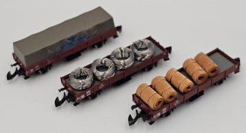 Märklin Z - 8610 / 8665 - Modeltrein goederenwagon (3) -, Nieuw
