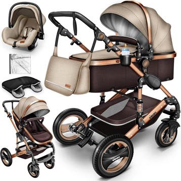Kinderwagen 3 in 1 - Buggy - Wandelwagen - Kinderbuggy - Bru, Kinderen en Baby's, Verzenden, Zo goed als nieuw