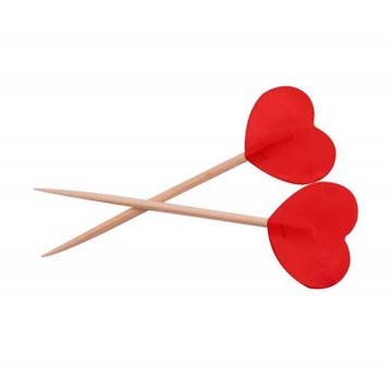 Prikkers rode hartjes - 50 stuks, Kleding | Dames, Ophalen of Verzenden, Nieuw