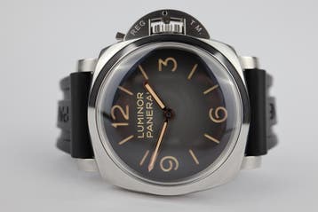 Horloge Paneri Luminor Chrono Tre Giorni 04/2025 Full set, Overige merken, Leer, Staal, Polshorloge