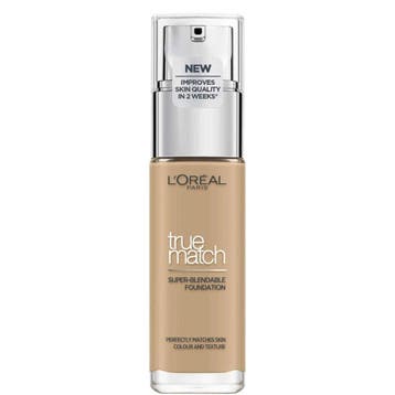 LOreal Paris - True Match Liquid Foundation - D4/W4 Golden, Ophalen of Verzenden, Nieuw, Gehele gezicht, Make-up