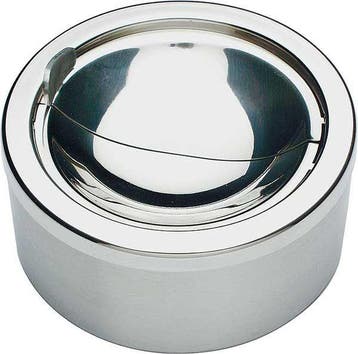 Ronde Asbak  RVS | Ø12cm, Verzenden, Nieuw in verpakking
