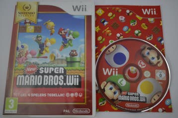 New Super Mario Bros Wii - Nintendo Selects (Wii HOL), 1 speler, Verzenden, Zo goed als nieuw