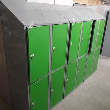 12-deurs Olssen kledinglocker EXTRA GROTE DEUREN - 176x240x5, Ophalen of Verzenden