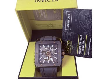 Veiling - Invicta | Cuadro Skeleton Mechanisch Herenhorloge, Nieuw