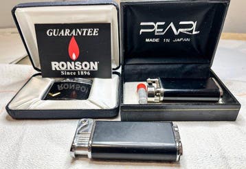 Ronson, Pearl - Zonder minimumprijs - Aansteker - Staal,, Verzamelen, Rookartikelen, Aanstekers en Luciferdoosjes, Nieuw