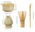 4-delige Matcha Thee Set – Bamboe Klopper en Kom, Hobby en Vrije tijd, Theezakjes, Verzenden