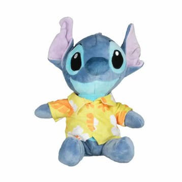 Disney Stitch knuffel - pluche - 30 cm - geel hemd - Lilo, Verzenden, Nieuw