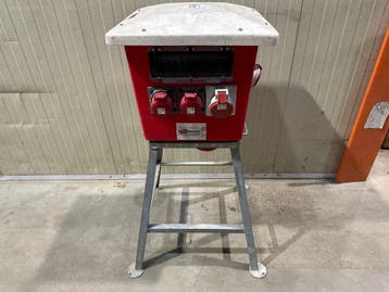 HELAF MULTI 63 Amp. Bouwstroomverdeler Bouwstroomkast, Ophalen of Verzenden, Gebruikt