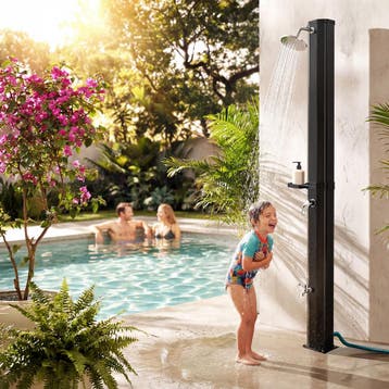 Zonnedouche Ofanto 35 l - zwart, Verzenden, Nieuw