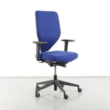 Viasit bureaustoel, blauw, 4D armleggers, Ophalen of Verzenden, Nieuw in verpakking