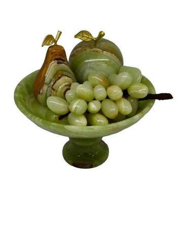 Decoratief ornament (4) - Onyx Fruit Bowl
