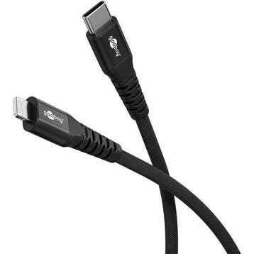 iPad oplaadkabel | USB C  Lightning | Goobay | 2 meter, Verzenden, Nieuw