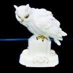Katzhütte - Hertwig & Co - Art Deco - White Owl on Pedestal