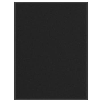 vidaXL Deurmat 90x120 cm zwart, Verzenden, Nieuw