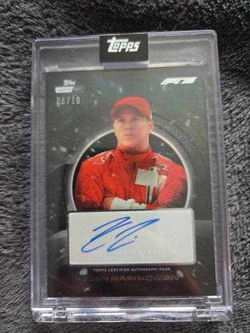 Topps Kimi Räikkönen /10 Auto - 1 Card - Good (GD), Nieuw
