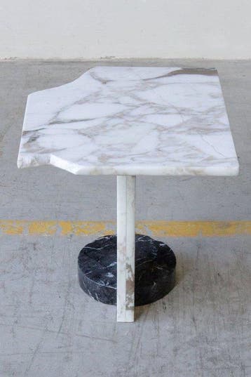 Stone Stackers - Bijzettafel - Marquina, Calacatta marmer -