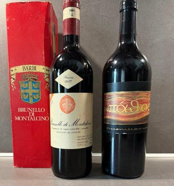 1982 Fattoria dei Barbi Vigna Fiore & 2012 S.Barbara Pathos, Verzamelen, Nieuw