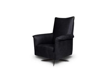 Fauteuil Viola - fauteuils - Zwart, Nieuw, Zwart, Leer
