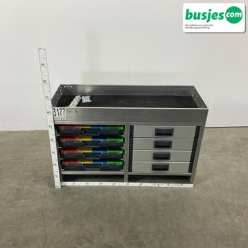 Aluca bedrijfswageninrichting 1010x420x650mm (3177), Ophalen of Verzenden