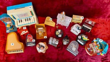 Themacollectie - Miniatuur pianos