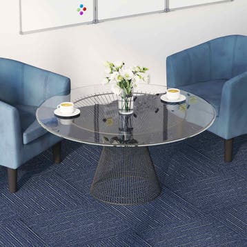 vidaXL Vloertegel Gestreept Blauw 50 x 50 cm 36 st PP en, Verzenden, Nieuw