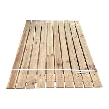 Vurenhouten vlonder 880x1100x20mm 90% gesloten, gebruikt -, Ophalen of Verzenden