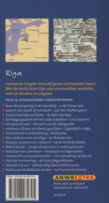 Riga / ANWB Extra 9789018034795 Jochen Konnecke, Boeken, Reisgidsen, Verzenden, Gelezen, Jochen Konnecke