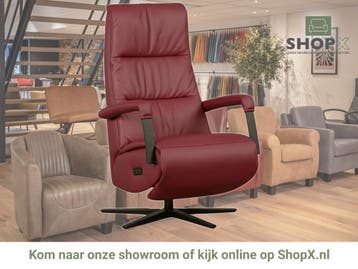 Leren sta-op-stoel Core - Massif Rubino (donkerrood) -, Bohemian, Industrieel, Modern, Scandinavisch, Nieuw, Ophalen of Verzenden