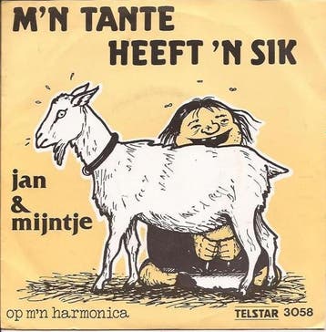 vinyl single 7 inch - Jan &amp; Mijntje - Mn Tante Heeft..., Verzenden, Zo goed als nieuw, 7 inch, Pop