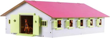 Speelgoed Paardenstal Roze | Retourdeal 58% Korting, Kinderen en Baby's, Speelgoed | Houten speelgoed, Ophalen of Verzenden, Gebruikt