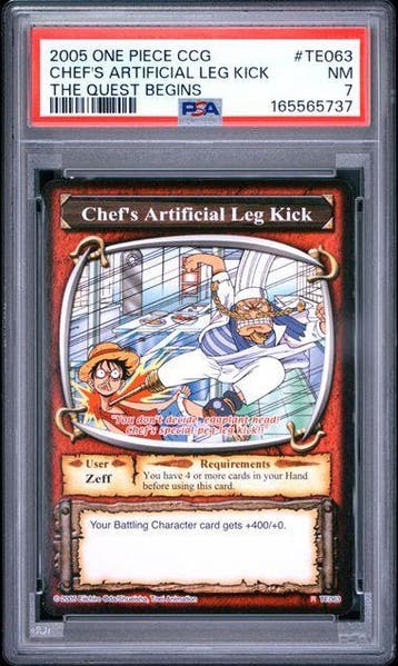 Chef’s Artificial Leg Kick (TE063) PSA 7 – POP 1, Ophalen of Verzenden, Nieuw