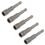 Set van 5 dop bit adapters 1/4 sleutelwijdte 10 mm. lengte, Ophalen of Verzenden, Nieuw