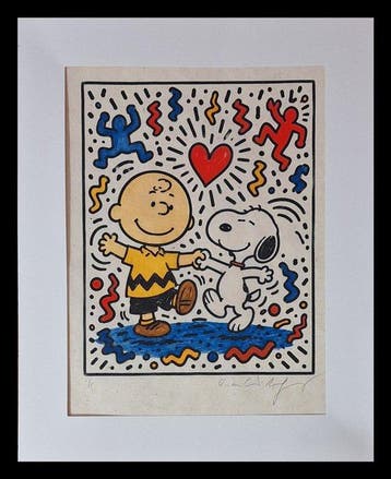 Emma Wildfang Giclée - Snoopy and Charlie Brown - Tribute, Nieuw in verpakking