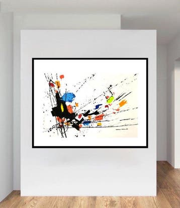 Dam Domido - Lenergia dei colori - 120 x 80 cm - White