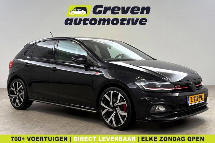 Volkswagen Polo 2.0 TSI GTI  200PK  DSG  Adap. Cruise, Auto's, Volkswagen, Te koop, Automaat, Benzine, Zwart, Verzenden