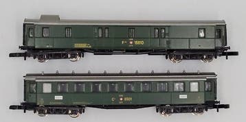 Märklin Z - 8748 / 8749 - Modeltrein personenwagonset (2) -, Nieuw