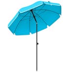 Strandparasol Ø150 Cm Waterafstotend Opvouwbaar Strandparaso, Verzenden