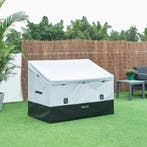 Tuin opbergbox Alanno 78/109x147x86 cm grijs en zwart 850L c, Verzenden, Nieuw