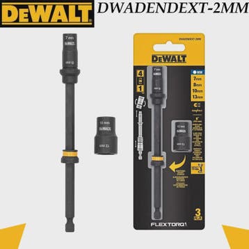 DEWALT FlexTorq Magnetische Schroefverlenger met Verstelbare, Verzenden, Nieuw