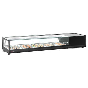 GGM Gastro | Sushivitrine - met LED-verlichting - 1800x420mm, Verzenden, Nieuw in verpakking