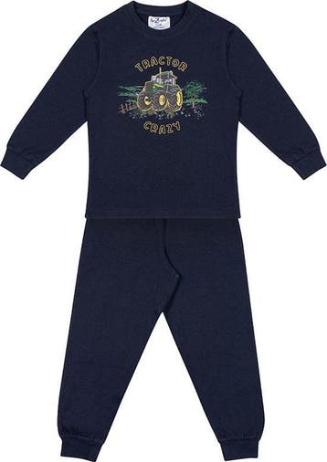 Fun2Wear - Pyjama Tractor Crazy - Navy Blauw - Maat 74, Verzenden, Nieuw