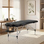 Aluminium Massagetafel 2 Secties | Premium | OP=OP, Sport en Fitness, Massageproducten, Ophalen of Verzenden, Nieuw, Massagetafel