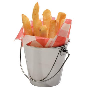 GGM Gastro | (6 stuks) Mini emmer - SNACKHOLDER - RVS - |, Verzenden, Nieuw in verpakking, RVS Meubilair