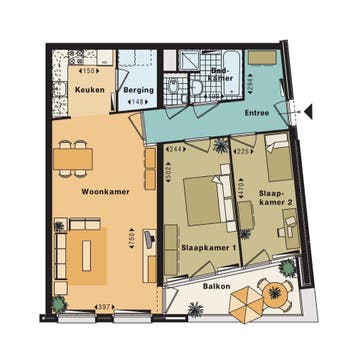 Te huur: Appartement Mosalunet in Maastricht, Limburg, Maastricht, Appartement