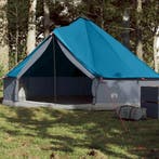 vidaXL Tipitent 6-persoons waterdicht blauw, Verzenden, Nieuw, Tot en met 2
